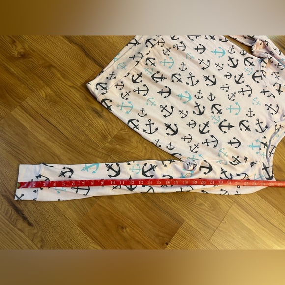 NEW- Cold Crush Pink Anchor Women's Medium Pullover Sweater Soft Pajama Top - Picture 11 of 12